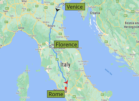 Venice, Florence & Rome